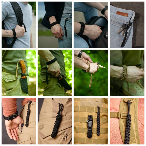EDCX - Zestaw surwiwalowy Survival Kit - Czarny - 3306