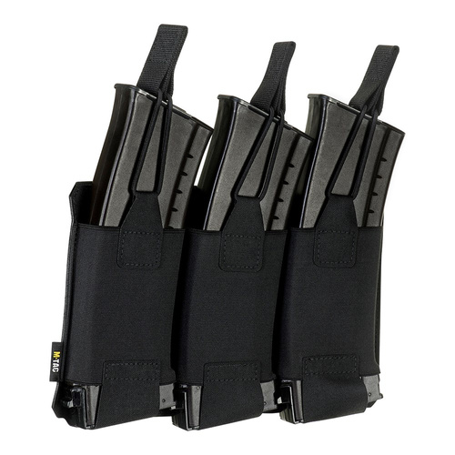 M-Tac - Ładownica potrójna Elite Laser Cut na magazynki AR / AK - Cordura - Czarna - 10145102