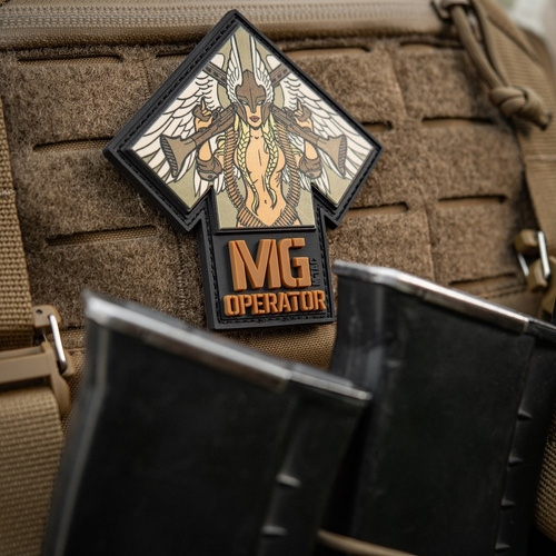 M-Tac - Naszywka MG Operator - PVC - Drukowana - Brązowy - 51348108