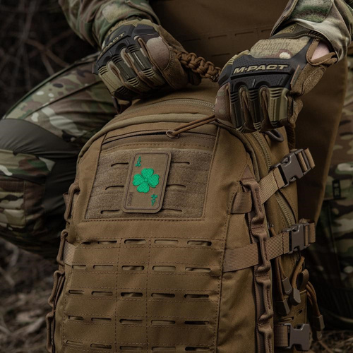 M-Tac - Naszywka Szczęśliwa Karta - Cordura 500D - Koniczyna - Coyote - 51391005