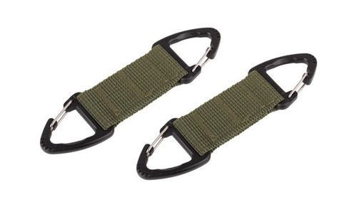101 Inc. - Double carabiner set - 2 pcs - OD Green