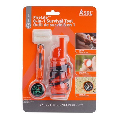 SOL - Zestaw survivalowy 8 w 1 FireLite - 0140-1254