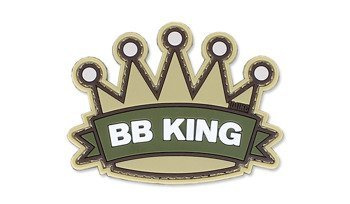 101 Inc. - 3D-Aufnäher - BB King - Sand