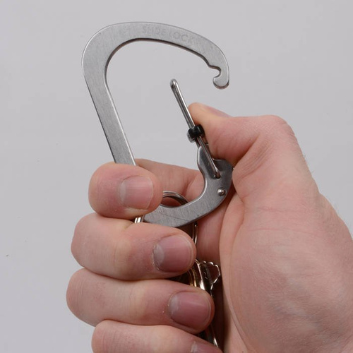 Nite Ize - SlideLock Carabiner #2 - Stalowy - CSL2-11-R6