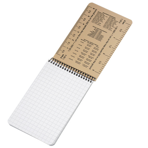 Modestone - Wasserdichtes Notizbuch - 96 x 148 mm - 50 Blatt - Tan - A32MIL