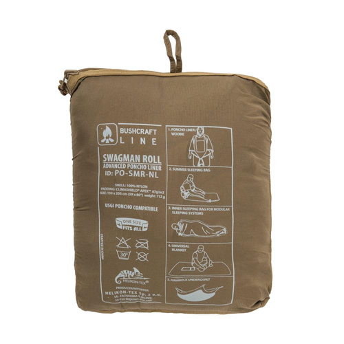 Helikon - Swagman Roll® Poncho - Climashield® Apex™ - Alpha Grün - PO-SMR-NL-36