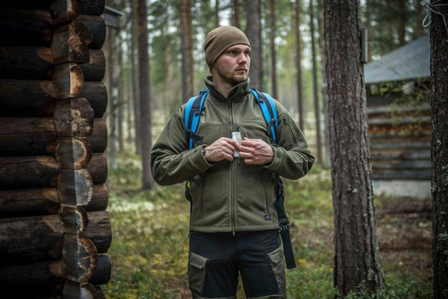 Helikon - Bluza polarowa Classic Army - Czarna - BL-CAF-FL-01