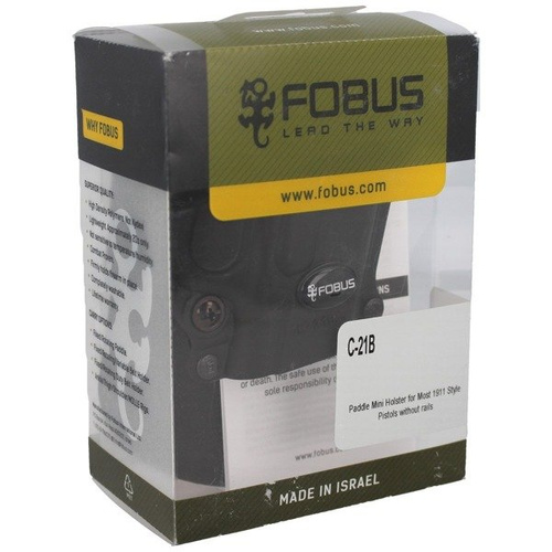 Fobus - Kabura Colt 1911, Browning, FN, Kahr, Kel-Tec - Płetwa Standard - Prawa - C-21B