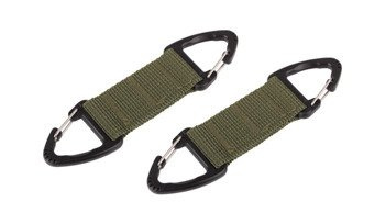 101 Inc. - Double carabiner set - 2 pcs - OD Green