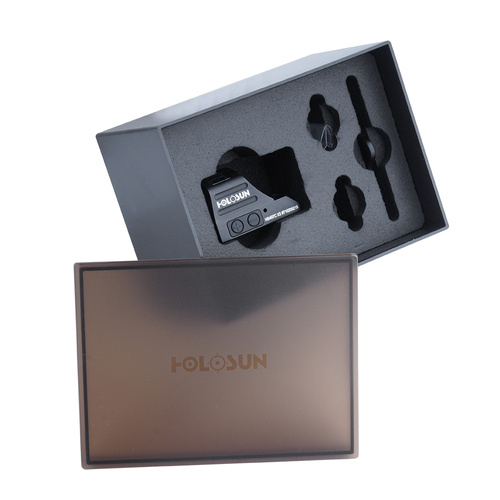 Holosun - HS407C X2 Micro Rot Zielfernrohr Rot Punkt - Solar Panel - 2 MOA - Schwarz - HS407C X2