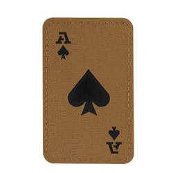 M-Tac - Militär-Patch - Ace of Spades - Coyote / Schwarz - 51109502