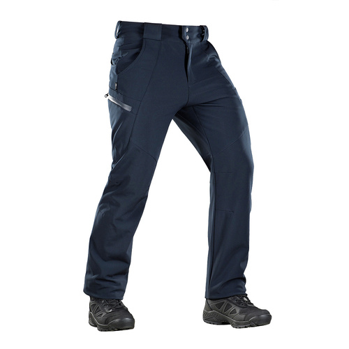 M-Tac - Spodnie Softshell Winter - Granatowe - 20306015