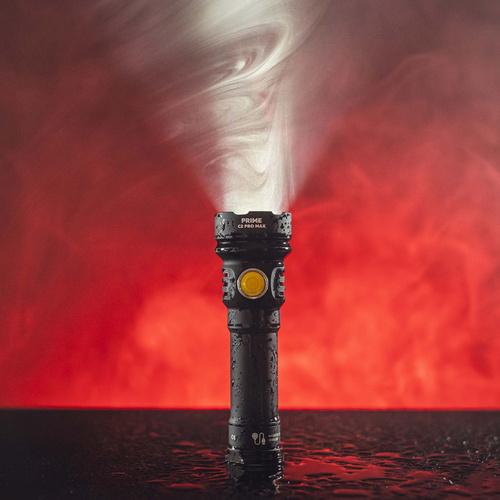 Armytek - Latarka taktyczna Prime C2 Pro Max - Ładowarka magnetyczna - 4000 lm - 21700 - Czarna - F08601C