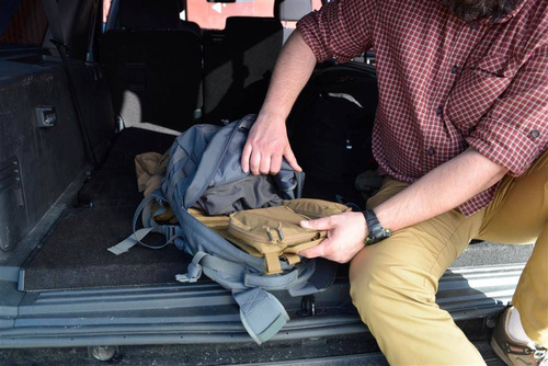 Helikon - Klettverschluss-Paneel Einsatz MOLLE Adapter 2 - Cordura - Shadow Grey - IN-MA2-CD-35