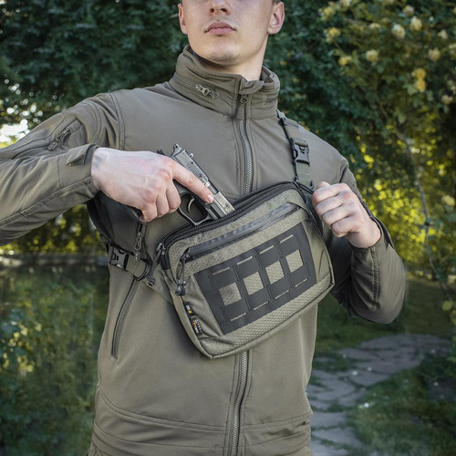 M-Tac - Admin Bag Elite Shoulder Bag - Ranger Green/Black - 10176023