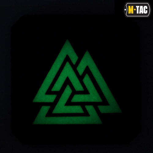M-Tac - Laser Cut Valknut Square Patch - Black - 51162299.