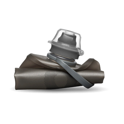 HydraPak - Miękka Butelka na wodę Stow - TPU - 350 ml - Mammoth Grey - GS340MD