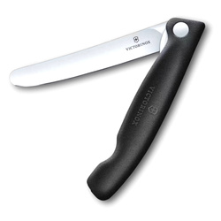 Victorinox - Folding Picnic Knife Swiss Classic - Smooth - 1.4110 - Black - 6.7803.F
