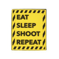 101 Inc. - Naszywka 3D - Eat Sleep Shoot Repeat - 444130-7342