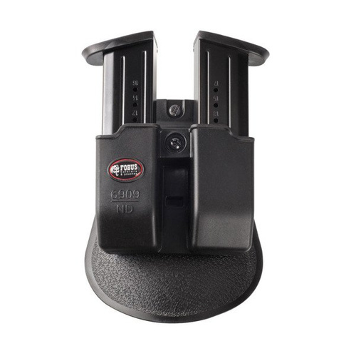 Fobus - Doppelmagazintasche für Walther, CZ, S&W 9mm, .40 - Drehbares Paddel - 6909ND RT