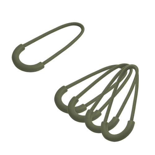 101 Inc. - Zipper Ring Puller - Pack of 5 - Green - 359710-GR