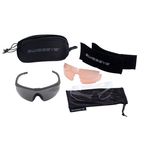 SwissEye - Ballistic Glasses Blackhawk - Black Frame - 40421