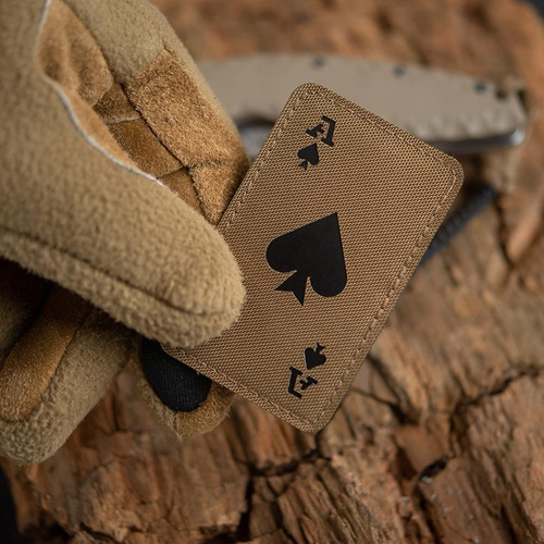 M-Tac - Militär-Patch - Ace of Spades - Coyote / Schwarz - 51109502