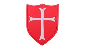 4TAC - 3D-Aufnäher - Kreuzfahrer - Rot