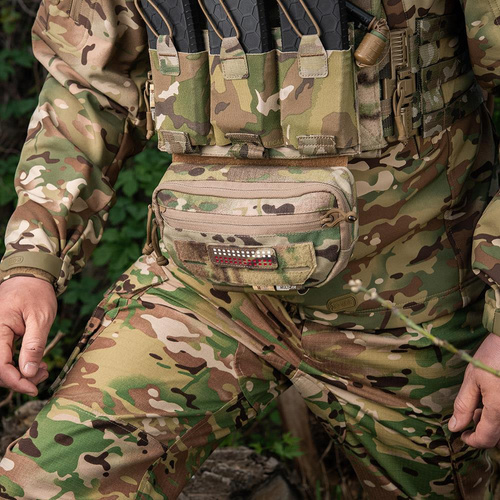 M-Tac - Naszywka - Flaga Polski 25х80 Fluorescencyjna - Laser Cut - Czerwony/MultiCam/Biały - 51005108