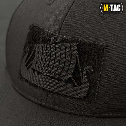 M-Tac - Lasergeschnittener Drakkar-Aufnäher - Schwarz - 51170002