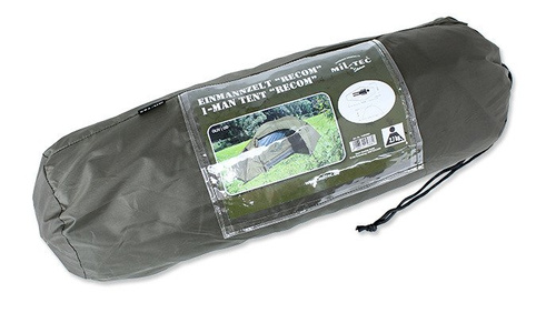 Mil-Tec - Namiot RECOM - Jednoosobowy - Zielony OD - 14201001
