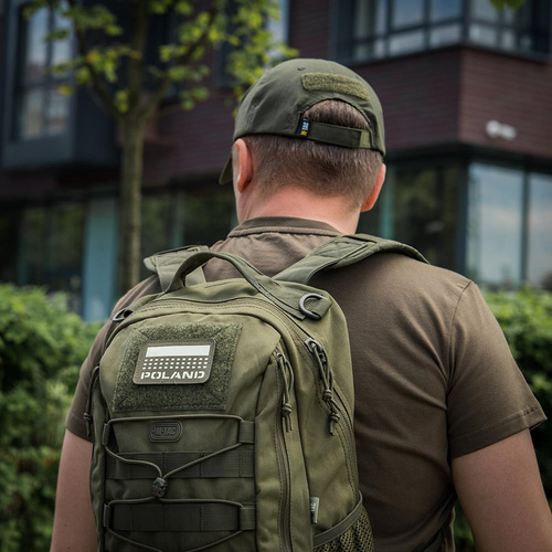 M-Tac - Flaggenaufnäher Polen 50x80 - Laserschnitt - Ranger Green / Fluo - 51007223