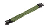 101 Inc. - Survival-Armband mit Feuerstein, Pfeife und Kompass - 8" - OD Grün - JYFPB04-ODG