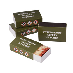 Mil-Tec - Wasserfeste Streichhölzer - 35 Stück pro Packung - Vierer-Pack - 15234000