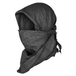 Mil-Tec - Kopftuch Shemagh Arafat - 100% Baumwolle - Schwarz - 12618000