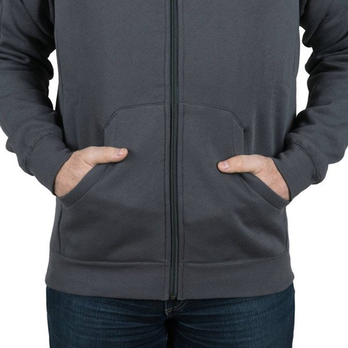 Helikon - Bluza Urban Tactical Hoodie Lite - FullZip - Czarna - BL-ULF-CB-01