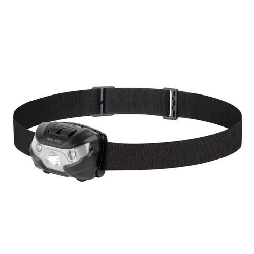 Mil-Tec - Stirnlampe - 200 Lumen - Schwarz- 15168002