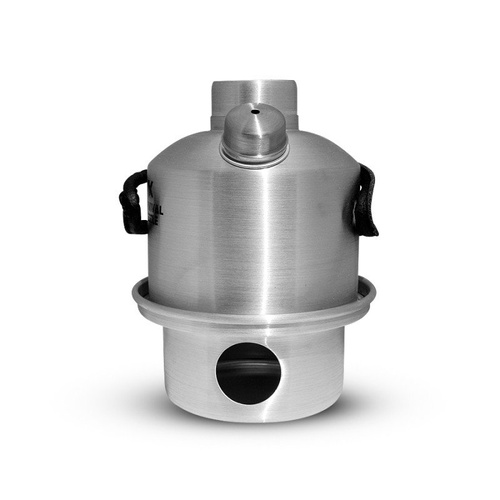 Survival Wasserkocher - Silber Mini Stahl Tourist Wasserkocher - 0,3 l