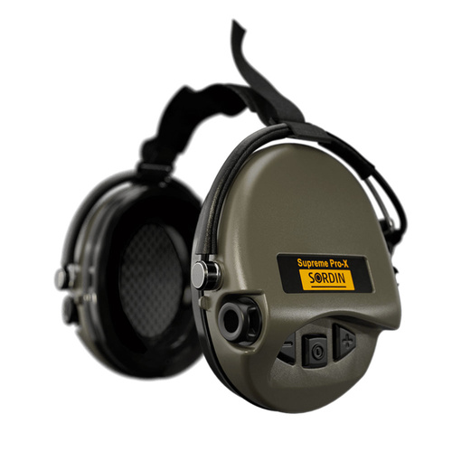Sordin - Aktywne ochronniki słuchu Supreme Pro-X - Nakarkowe - Zielone - 76302-X-G-S
