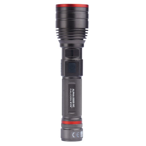 Falcon Eye - Latarka ręczna Alpha 2000 RC - Strobe - Focus - 2000 lm - Czarna - FHH0123
