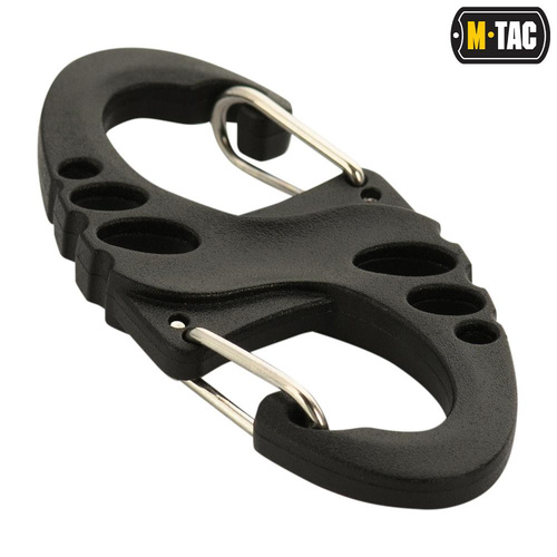 M-Tac - Doppelkarabiner S-Haken - Schwarz - MTC-SHKCRBNR-BK