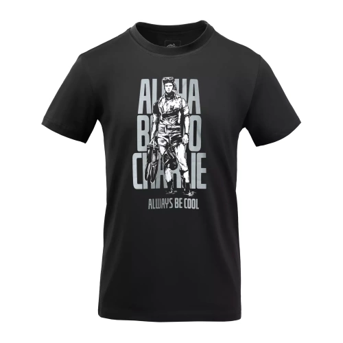 Helikon - T-shirt Alfa Bravo Charlie - Bawełna - Czarny - TS-ABH-CO-01