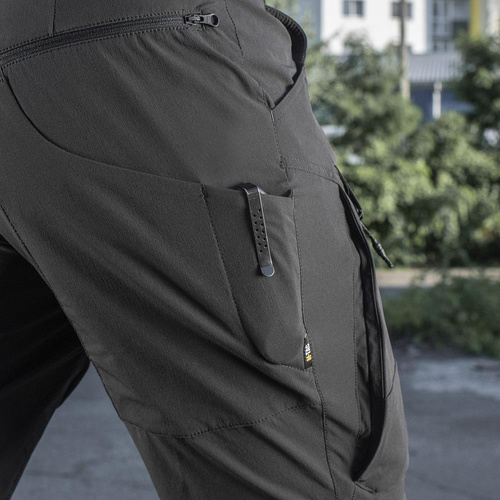 M-Tac - Taktische Shorts Rubicon Flex - 4-Way Stretch - YKK - Schwarz - 20070002