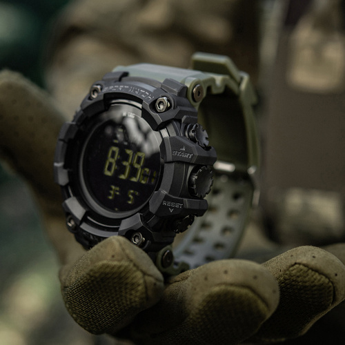 M-Tac - Taktische Uhr 2037 - LED - 5 ATM - Grün - 50007001