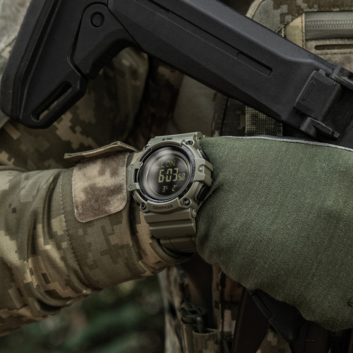 M-Tac - Taktische Uhr mit Kompass 2233 - Ranger Green - 50010001