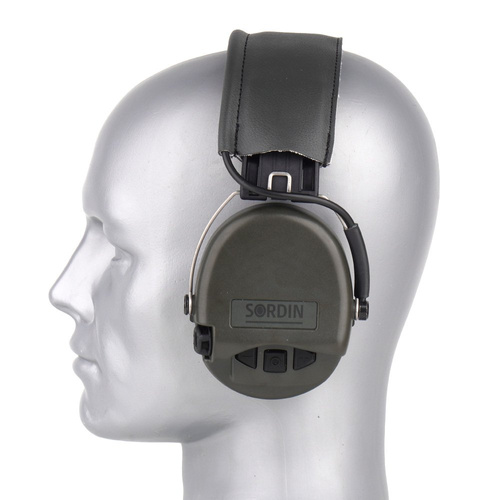 Sordin - Aktywne ochronniki słuchu Supreme Basic - Zielony - 75300
