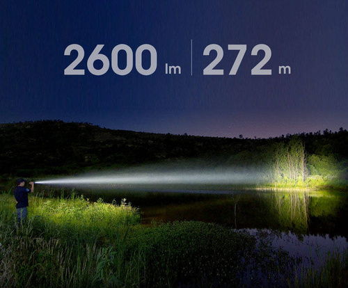 NEXTorch - Latarka LED akumulatorowa  TA41 - 2600 lm - TA41