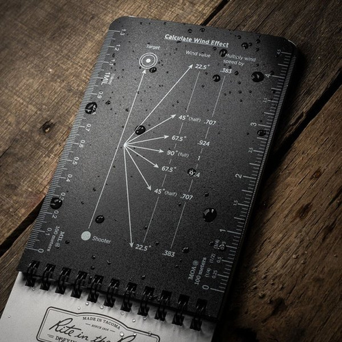 Rite in the Rain - All-Weather DOPE Logbuch - 4 x 6" - D746 - Schwarz