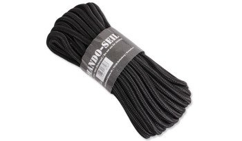 Mil-Tec - Seil 7mm - 15m - 420kg - Schwarz - 15941002-007