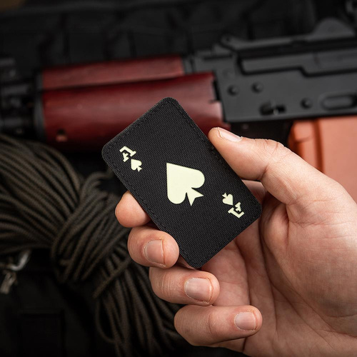 M-Tac - Patch - Ace of Spades - Black / Fluorescent - 51109299